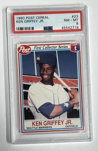 1990 Post Cereal Baseball Ken Griffey Jr. #23 PSA NM-MT 8