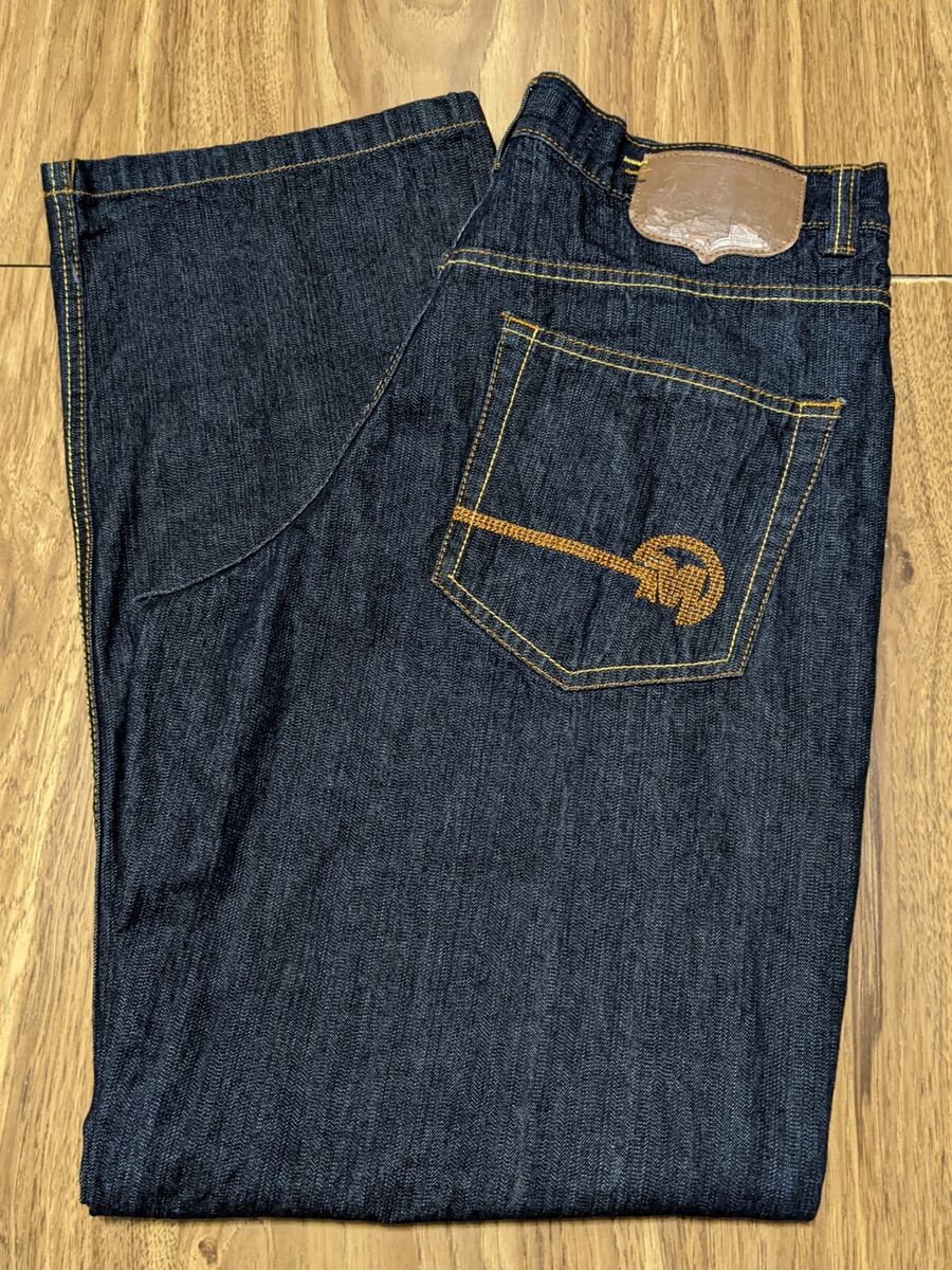 Vintage Mecca USA Men's Embroidered Jeans Blue Size 36x34 Vintage Mecca USA Men's Embroidered Jeans Blue Size 36x34