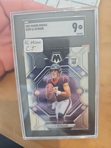 2023 Panini Mosaic #292 CJ Stroud Rookie RC SGC 9