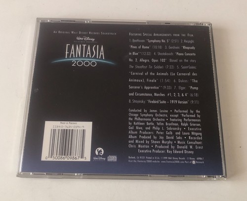 CD OST FANTASIA 2000 WALT DISNEY CHICAGO SYMPHONY ORC. CONDUCTED BY JAMES LEVINE - Picture 3 of 3
