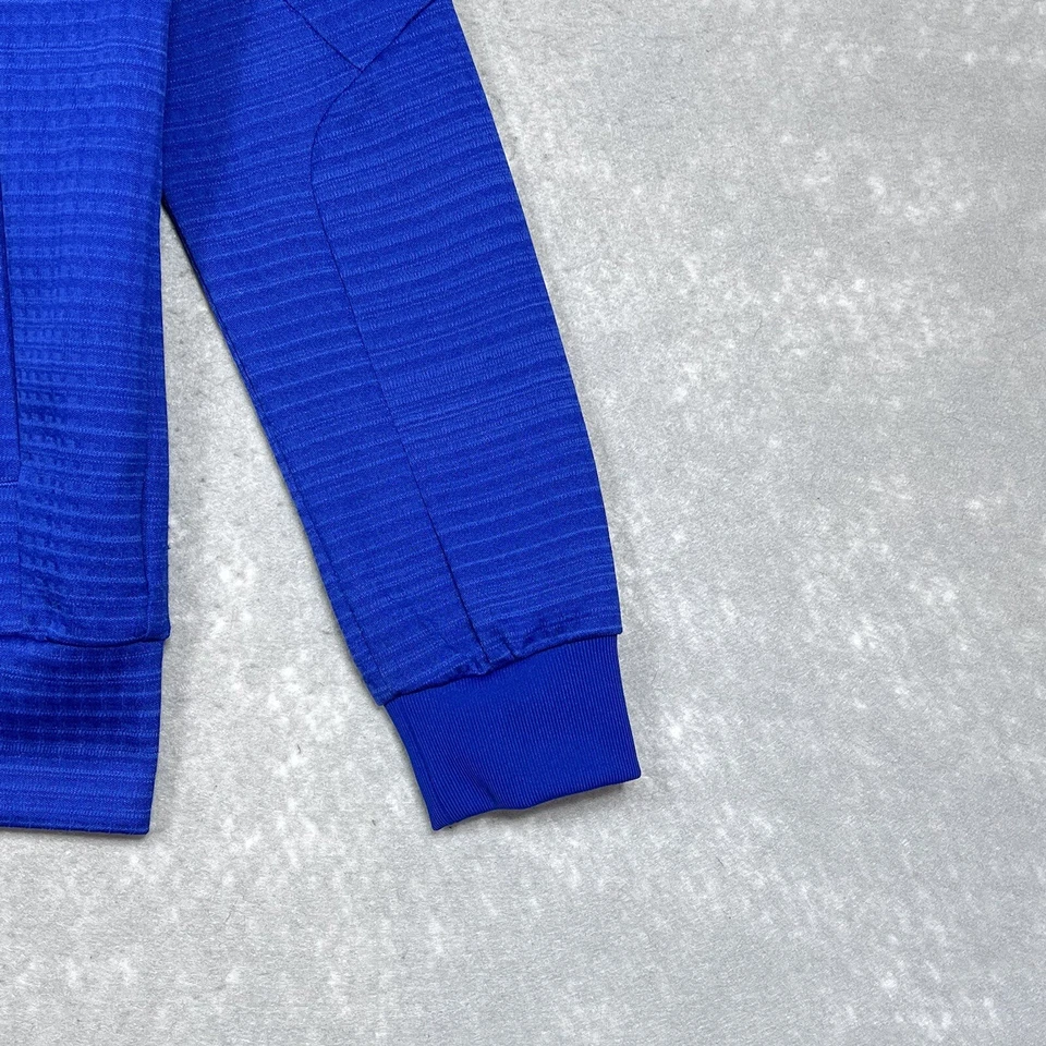 Sudadera Oakley Para Hombre Mediana Azul Mezcla de Algodón Cremallera Completa Bolsillos con Capucha Informal Foto 4 de 4