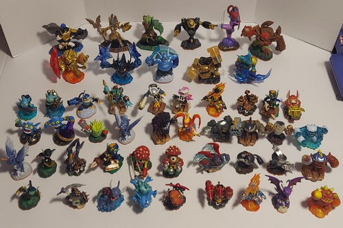 Lot of 50 Skylanders Figures for Xbox 360 One Nintendo Switch PS4 NO DUPLICATES