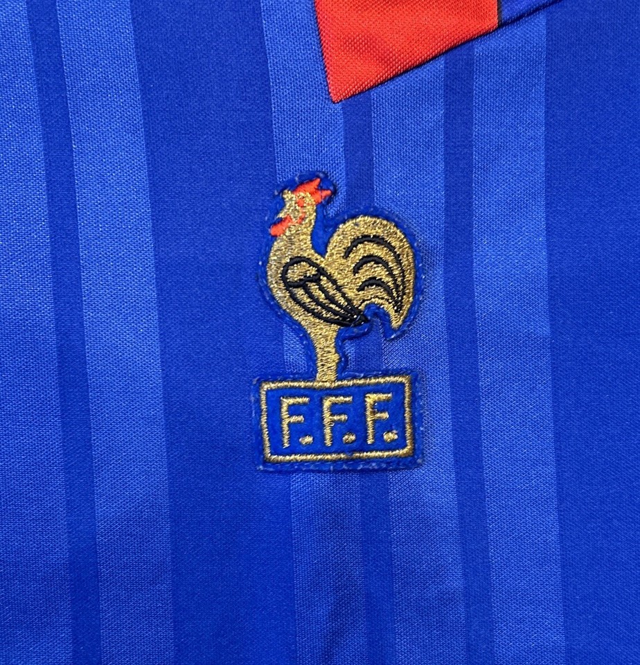 Vintage Adidas FRANCE 1992/94 Home Football Jersey Shirt, Adidas