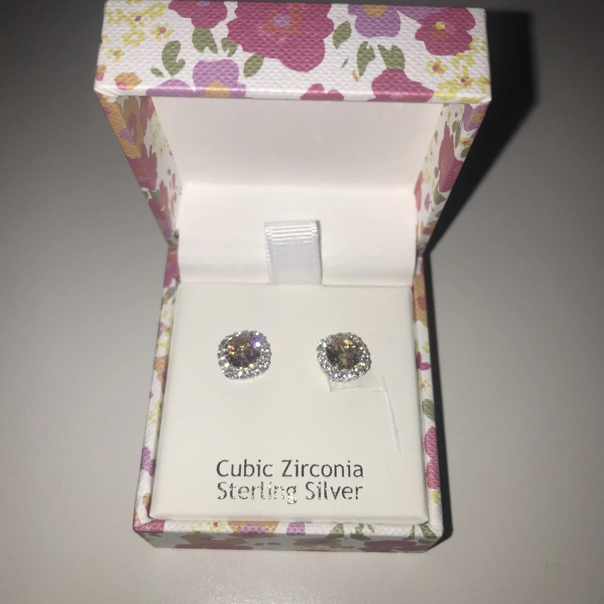Nanette Lepore Sterling Silver Cubic Zirconia Stud Earrings in