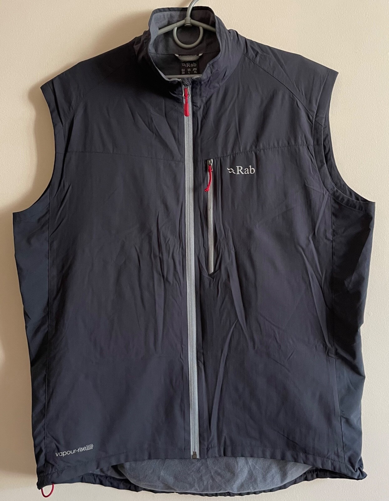 RAB VAPOUR-RISE FLEX VEST PERTEX 