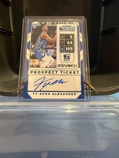 2020-21 Panini Ty-Shon Alexander Prospect Ticket Auto #109