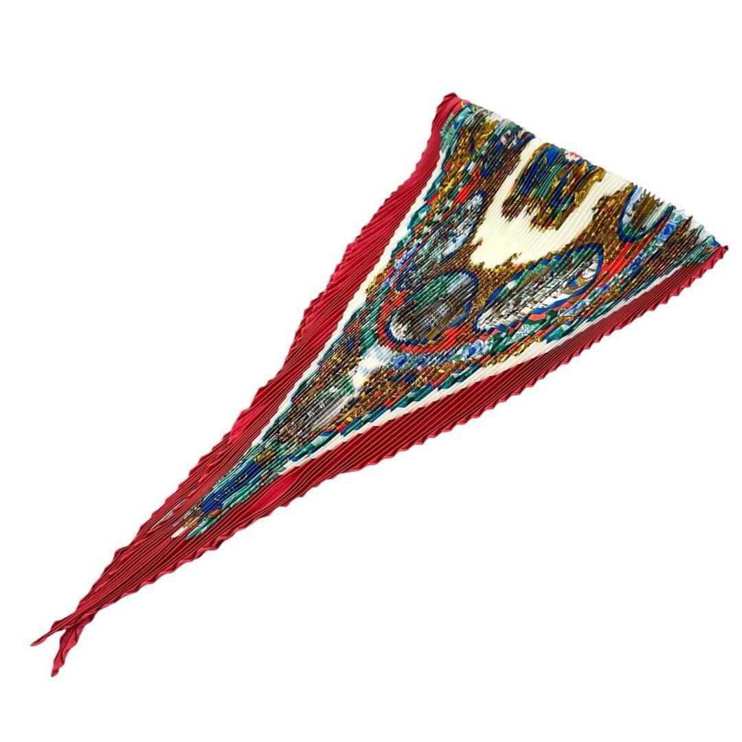 小物 HERMES Pattern Pleats Carre 90 HERMES Carre 90 Multicolor Pleats Silk 100% from JAPAN Free
