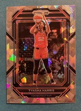 Tyasha Harris 2023 Panini Prizm WNBA #102 Cracked Ice Prizm Connecticut Sun