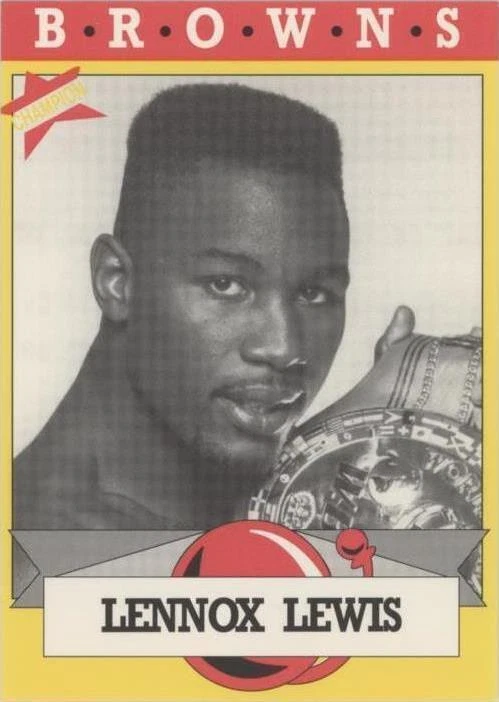 1993 Brown's Boxing Cards - Lennox Lewis #39