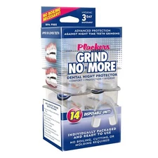 Plackers Grind No More Dental Night Guard 14 Count Disposable Teeth Protector