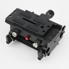 Film Camera Dovetail QR Quick Release Cheese Plate 15mm Rod Clamp Baseplate Kit