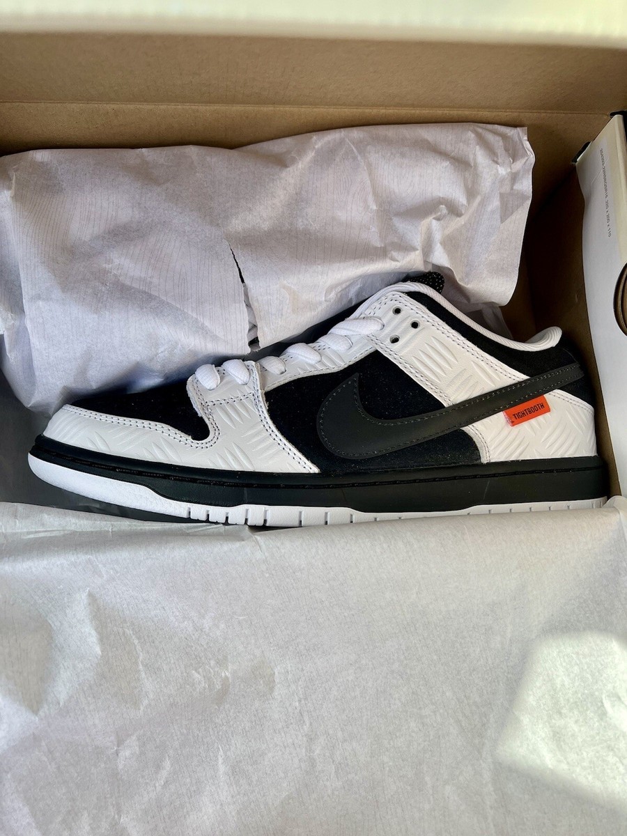 Nike SB Dunk Low x TightBooth Men's 8.5 / 10 Women's White Nike SB Dunk Low x TightBooth Men's 8.5 / 10 Women's White