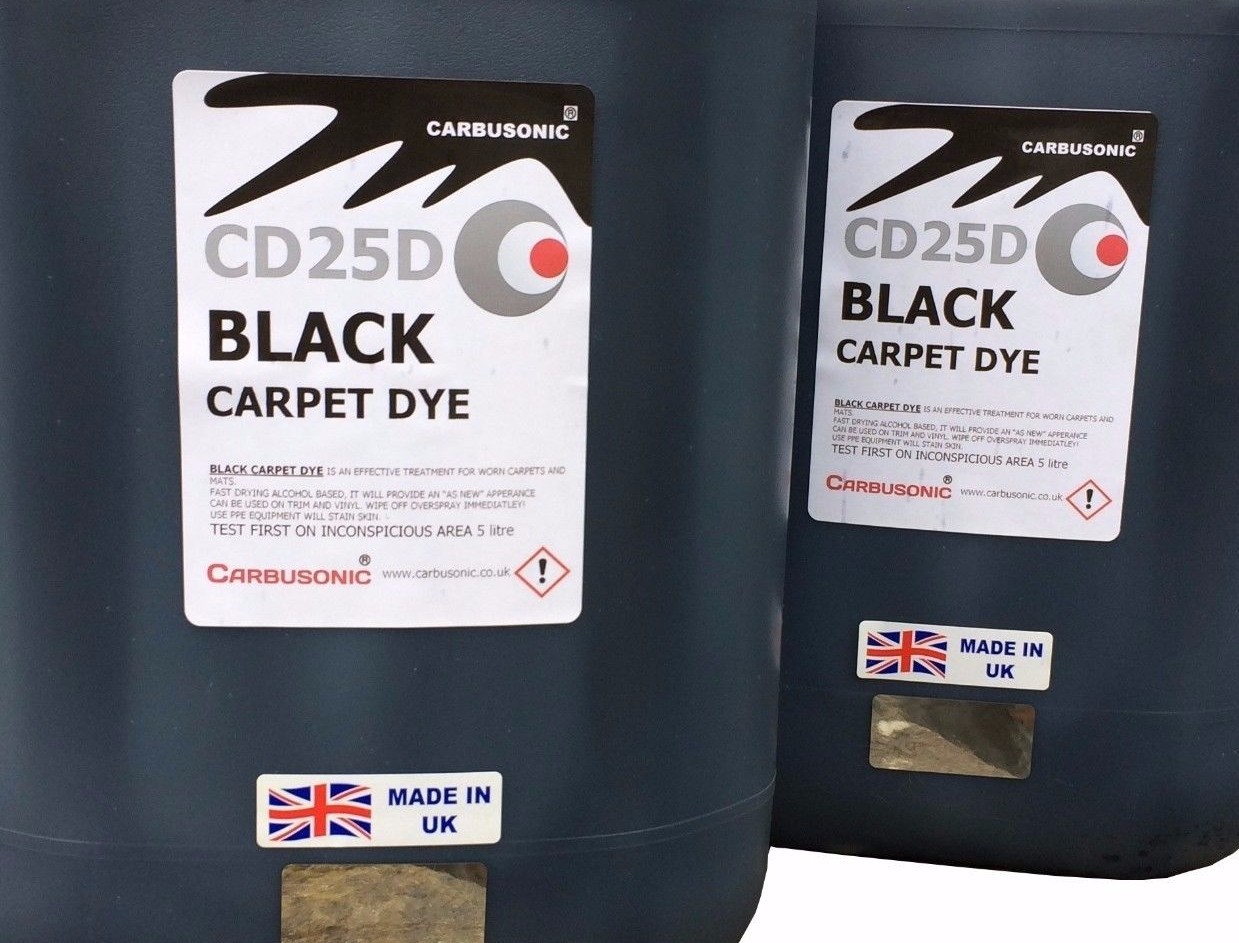 Black carpet dye interior renovation , car trim 10 Litre headliner