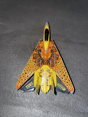 Matchbox Kampfjet gelb orange Diecast Grumman F-14 Tomcat Fighter Jet 1989