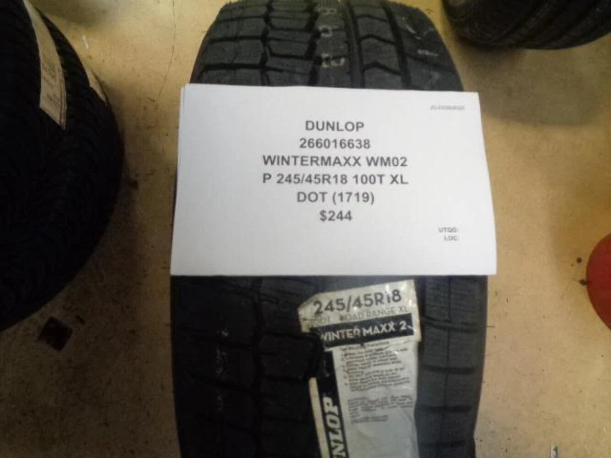 Dunlop 245/45/18 Winter Tires for sale | eBay