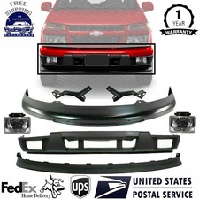 Front Primed Bumper Valance Fog For 2004-2012 Chevrolet Colorado Gmc Canyon Front Primed Bumper Valance Fog For 2004-2012 Chevrolet Colorado Gmc Canyon