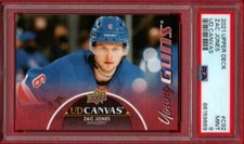 2021-22 UPPER DECK UD CANVAS ZAC JONES YOUNG GUNS #C92 RC PSA 9 MINT GC