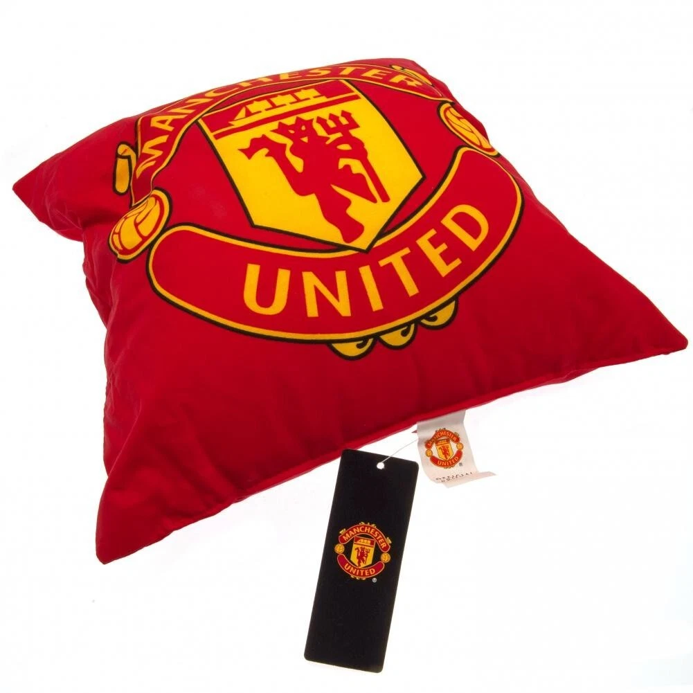 Vibrant Full Colour Manchester United FC Cushion Official