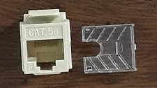 Vericom MKJ5U-02411 RJ45 CAT5E Jack Ivory