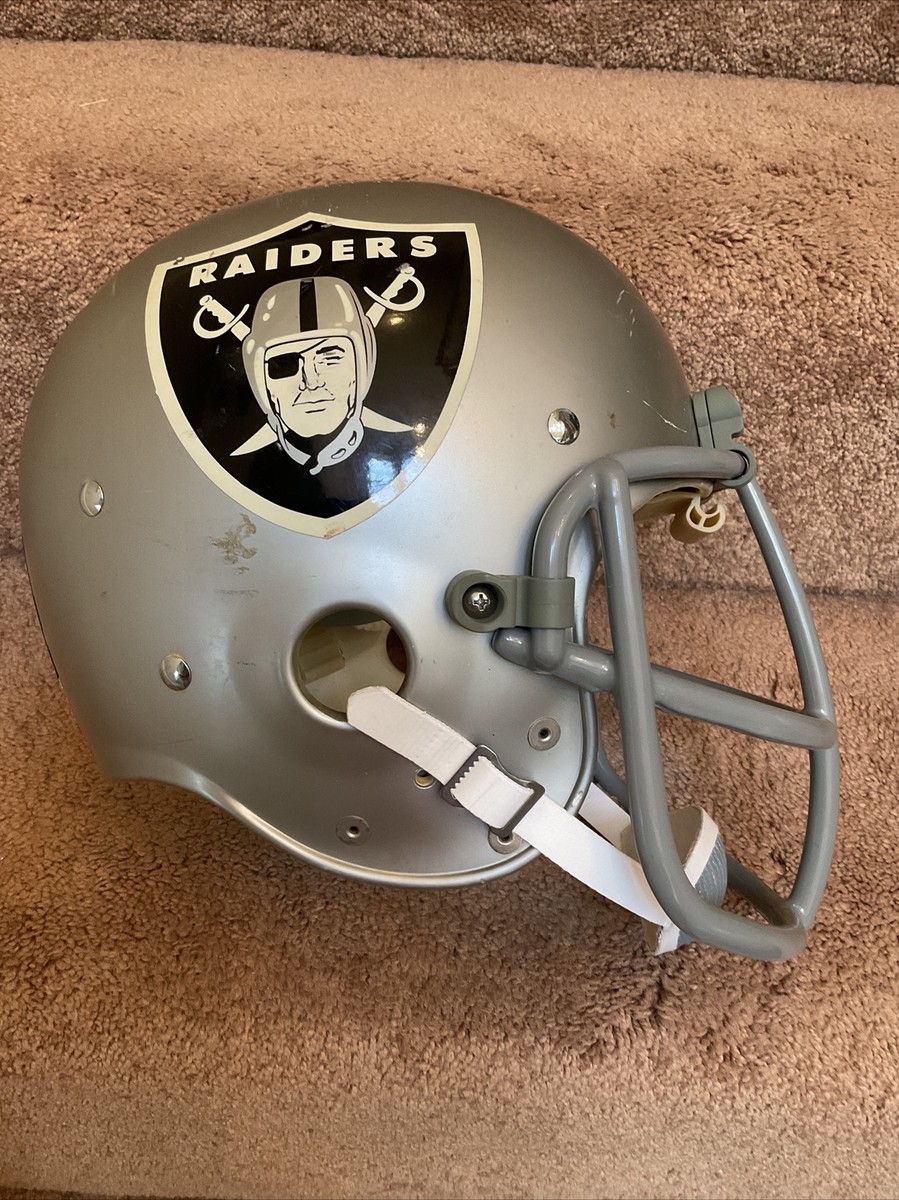 Raiders Riddell ヘルメット シルバー OAKLAND RAIDERS NFL Riddell SPEED Full Size Replica Football