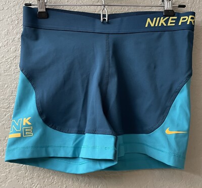 teal nike pro spandex