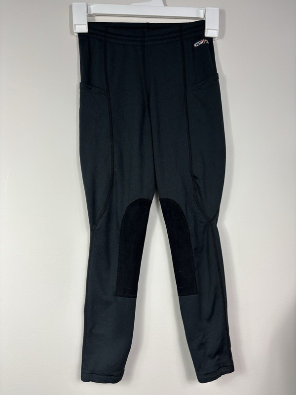 Kerrits Leggings M Black Performance Riding Breeches Girls