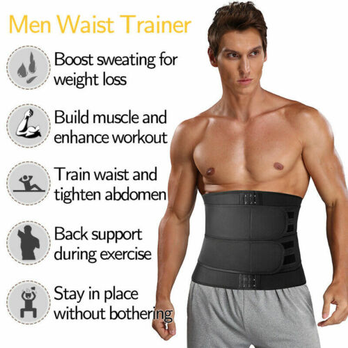 Women Waist Trainer Sweat Belt Weight Loss Body Shapers Waist Trimmer Supports - Picture 6 of 16