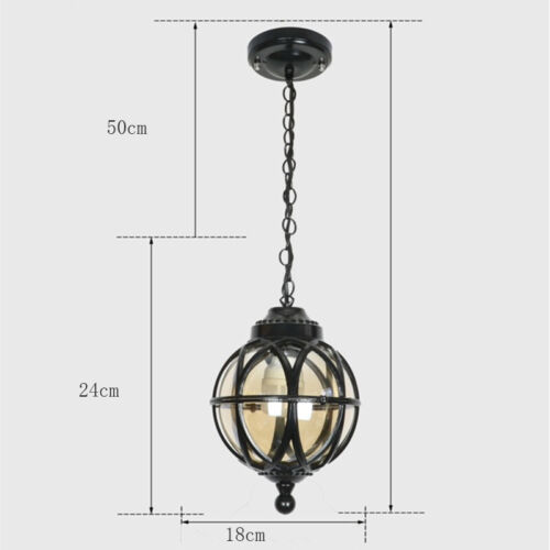 Porch Pendant Light Outdoor Home Ceiling Light Porch Lamp Garden Pendant Lights - Picture 2 of 14