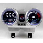 Gauge Tachomete Led Lcd Digital 12V Moto Speedometer Dashboard For Honda Etc