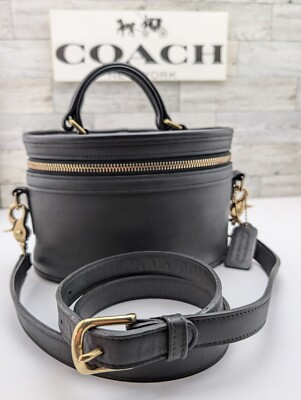 RARE COACH VINTAGE TRAIN CASE / TRAIL BAG 9955 TOP HANDLE