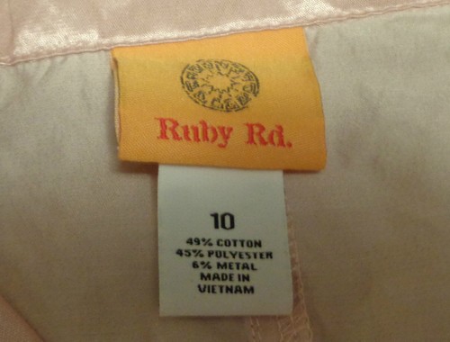 Ruby Rd Windbreaker New Womens Size 10 Metallic Pink Crinkle Jacket NWT - Picture 3 of 4