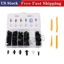 Clip Trim Car Push Pin Rivet Bumper Door Panel Retainer Fastener Kit Accessories