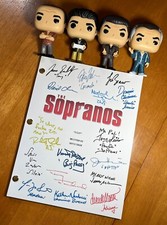 The Sopranos Pilot Script Signed- Autograph Reprints- Tony Soprano- 70 Pages