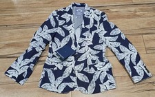 Appaman Fine Tailoring Leaf Print Youth Blazer Size 10