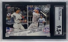 2017 Topps Now Aaron Judge/Cody Bellinger RC #OS-66 Rookie Card SGC 9.5 Yankees