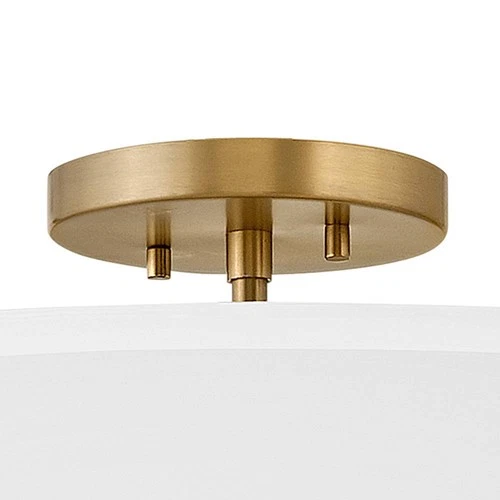 Hinkley Graham 23" Wide Lacquered Brass 4 Light Ceiling Light - Picture 5 of 8