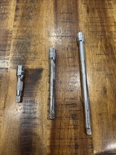 Snap-on Tools 1/4” Drive Extensions 3pc 2”, 4”, & 6” TMXK60 TMXK4 TMXK2 USA VGC