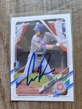 Cole Roederer Signed 2021 Topps Pro Debut Baseball Card Cubs #PD-143