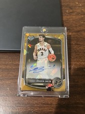 2026 Bowman Sapphire Basketball Braden Smith Gold Sapphire Auto #/50 Purdue