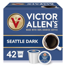 Seattle Dark, Dark Roast, 42 Count, Single Serve Coffee Pods for Keurig K-Cup Br