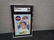 1969 TOPPS #321 JIM MCANDREW SGC 3 Mets Graded Card