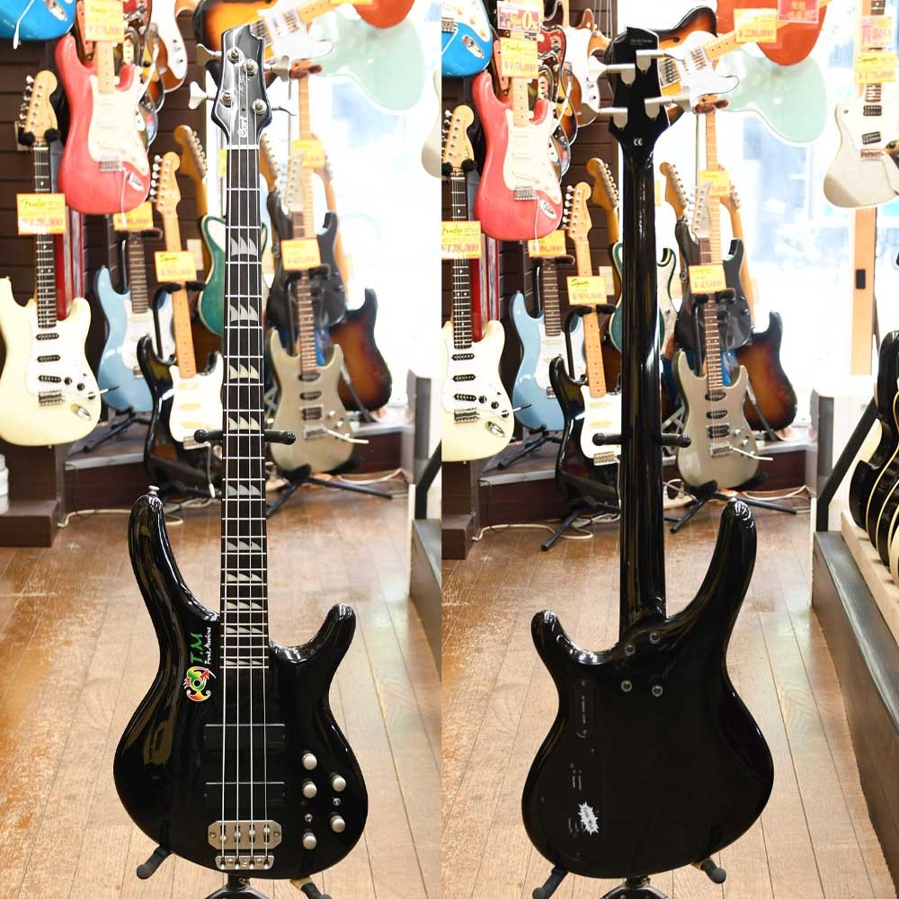 Electric Bass Guitar Cort TM Stevens FUNK MACHINE II Black 4