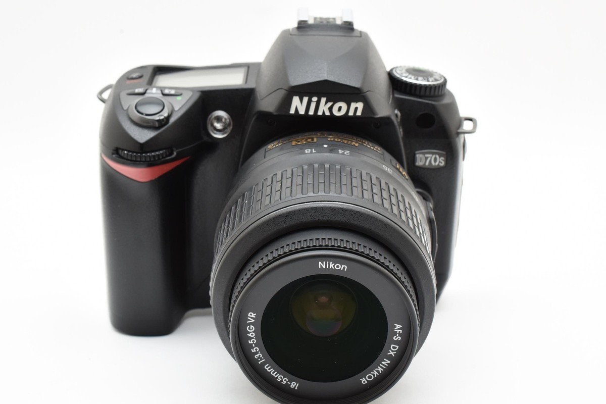 Near MINT+] Nikon D70S Digital SLR Camera AF-S DX 18-55mm f3