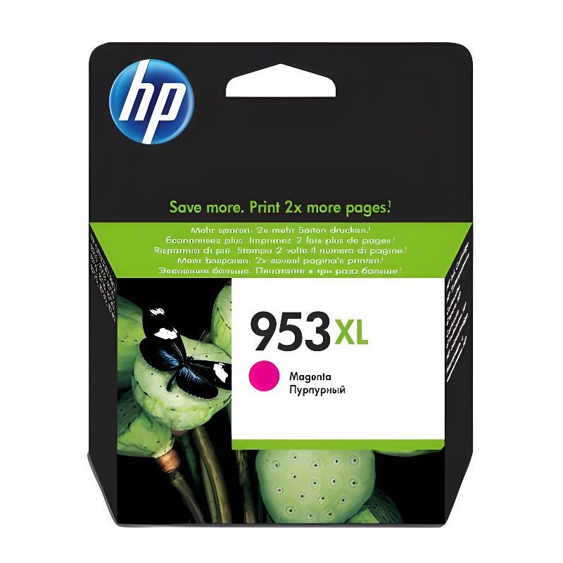 Cartouche magenta HP 953XL F6U17AE idéale pour imprimer de gros volumes de documents