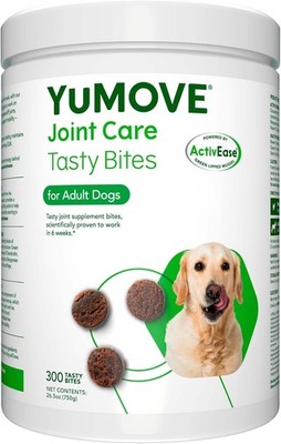 300 Bites Dog Joint Supplement, Hip and Joint Supplement for Dogs w/ Glucosamine