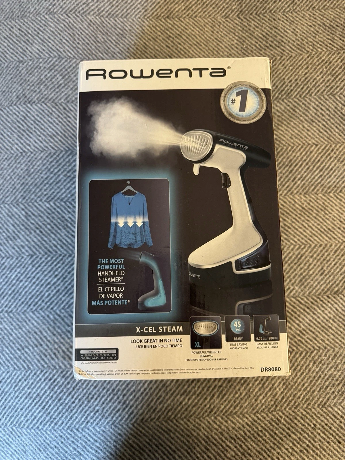 Rowenta X-CEL DR8080 handheld garment and fabric steamer
Opens in a new window or tab