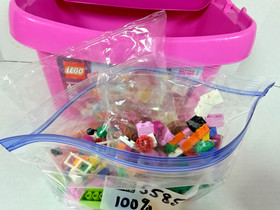 LEGO (5585) Pink Brick Box: 2 Complete Sets, Some Sealed Bags Manual (-1 piece)