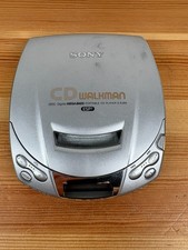FAULTY Sony D-E200 AVLS ESP Personal Portable CD Player Walkman Silver Mega Bass