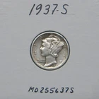1937-S Mercury Dime — photo from another recent sale
