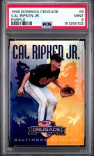 1998 Donruss Crusade Purple #49/100 Cal Ripken Jr. PSA 9
